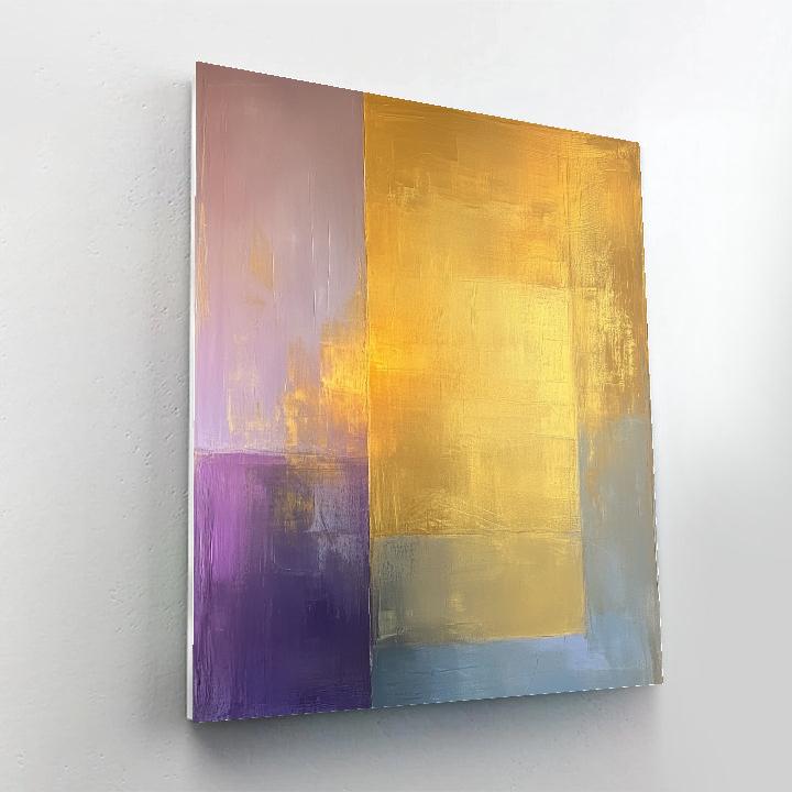 Mark Rothko Inspired Golden Dusk Reverie paint by color