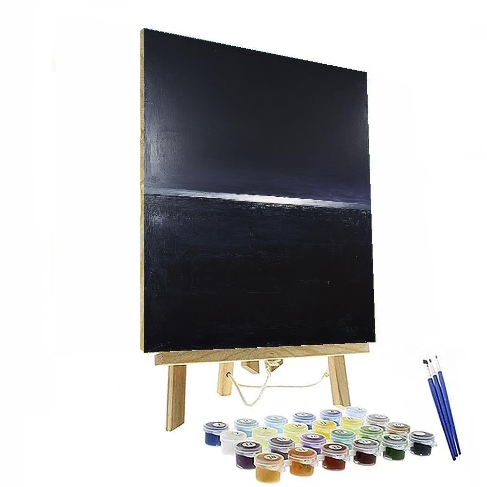 Mark Rothko Inspired Midnight Orbit paint by numbers