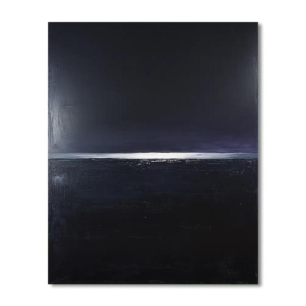 Mark Rothko Inspired Midnight Orbit paint by numbers