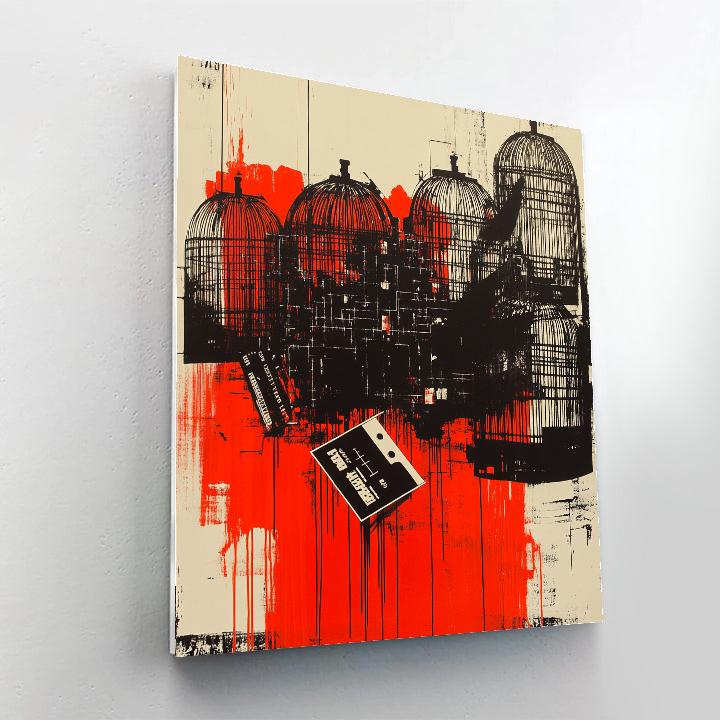 Banksy Inspired Anti Consumerism Circuit DIY paint by numbers