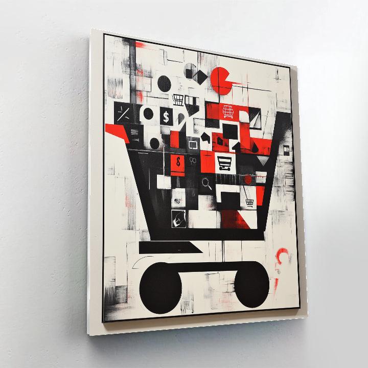 Banksy Inspired The Veil Of Consumerism Paint by numbers art