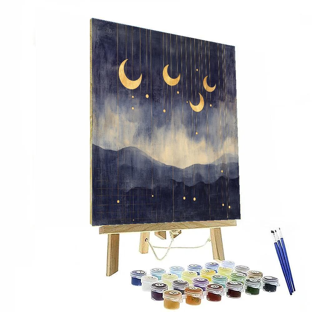 Paul Klee Inspired Nocturne Orbit Painting by numbers kit