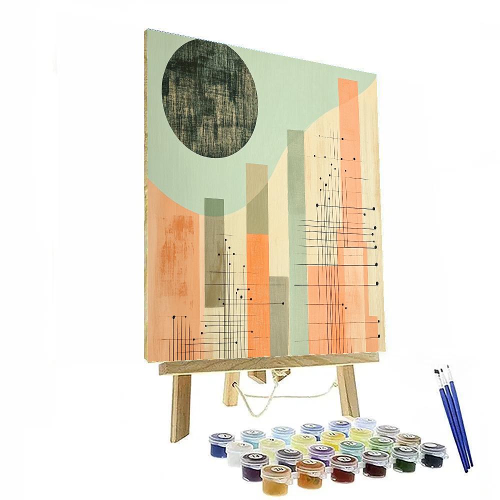 Paul Klee Inspired Earthen Sonata DIY paint by numbers