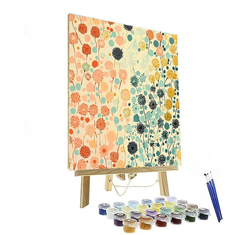 Georges Seurat Inspired Quantum Garden Painting by numbers kit