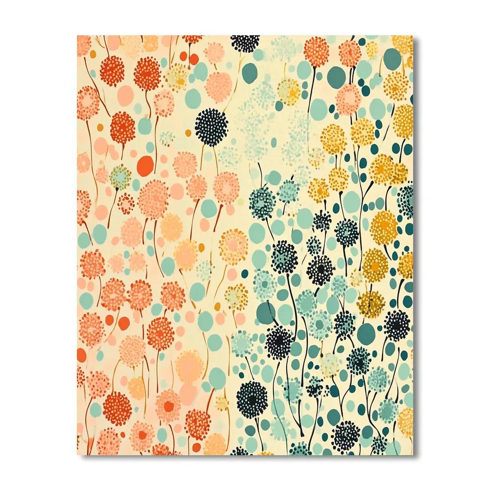 Georges Seurat Inspired Quantum Garden Painting by numbers kit