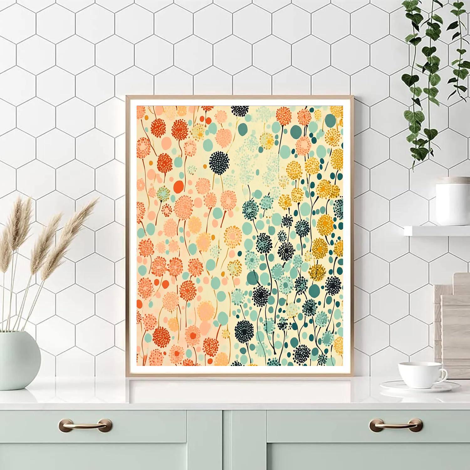 Georges Seurat Inspired Quantum Garden Painting by numbers kit