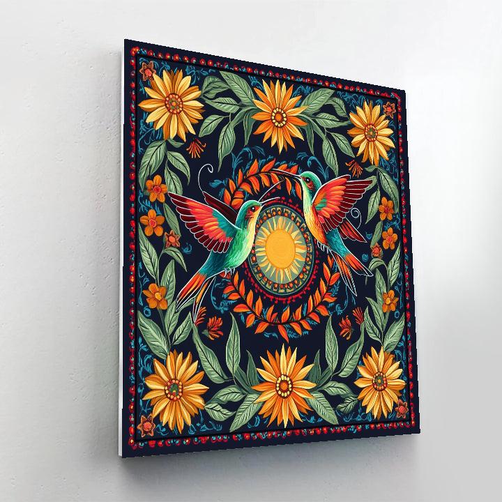 Frida Kahlo Inspired Surreal Animal Totems Paint by numbers art