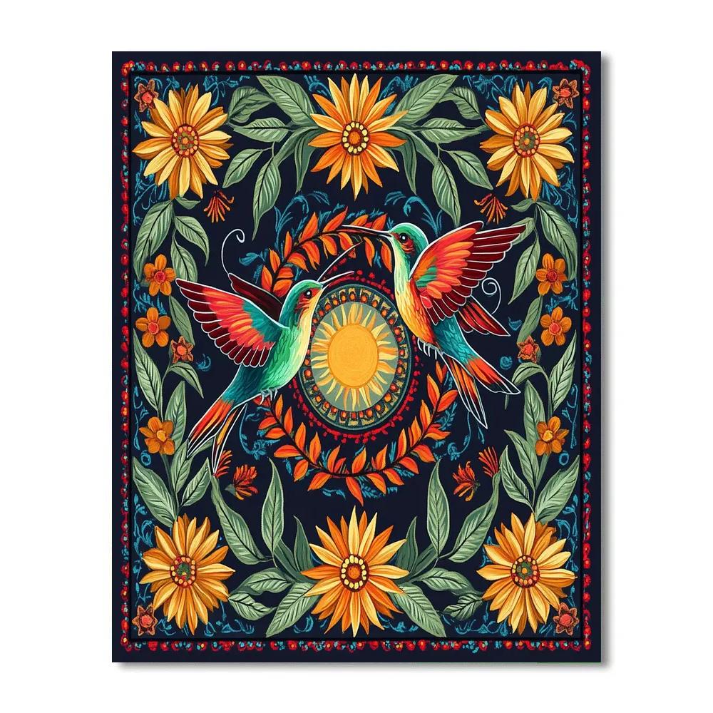 Frida Kahlo Inspired Surreal Animal Totems Paint by numbers art