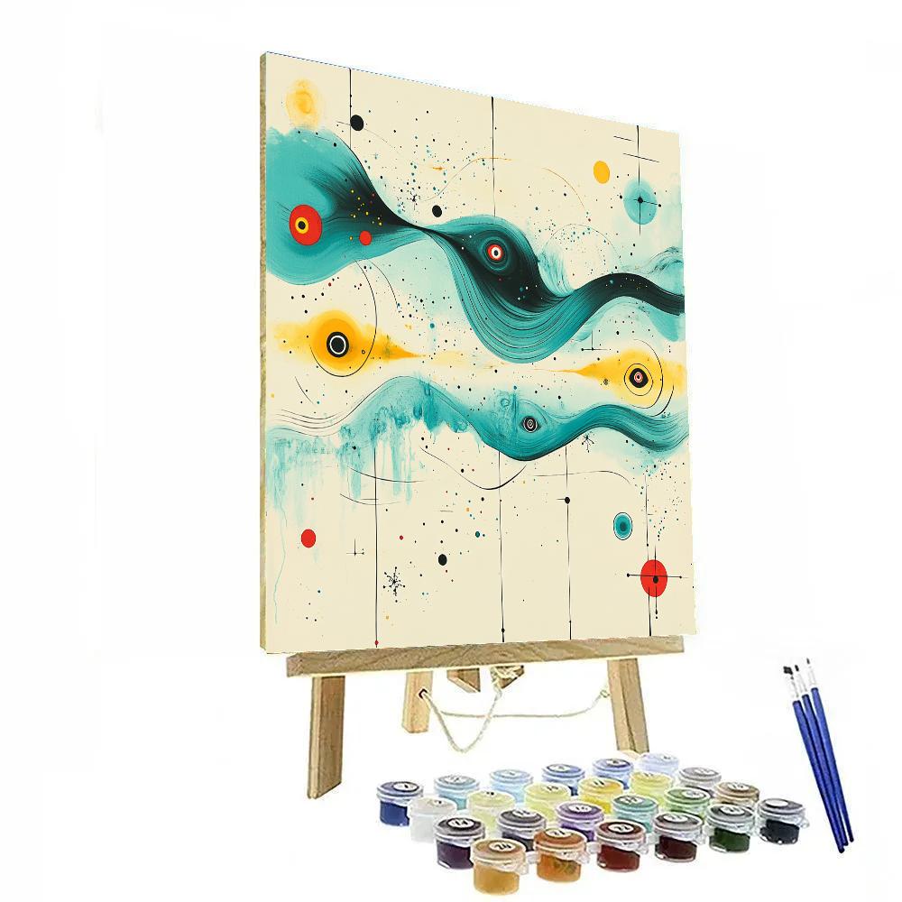 Joan Miró Inspired Dream Reef Paint by numbers kits
