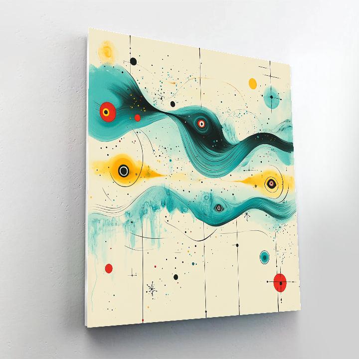 Joan Miró Inspired Dream Reef Paint by numbers kits