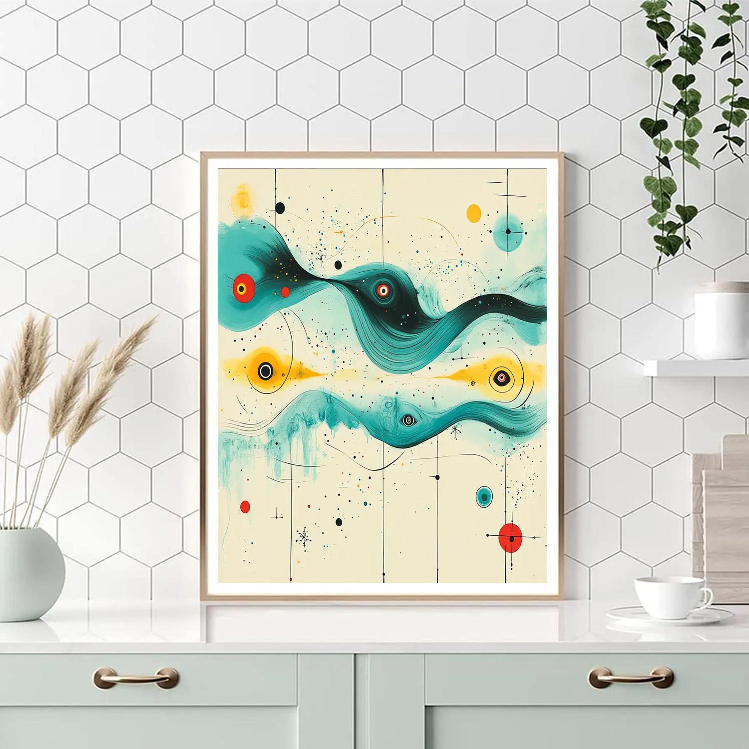 Joan Miró Inspired Dream Reef Paint by numbers kits