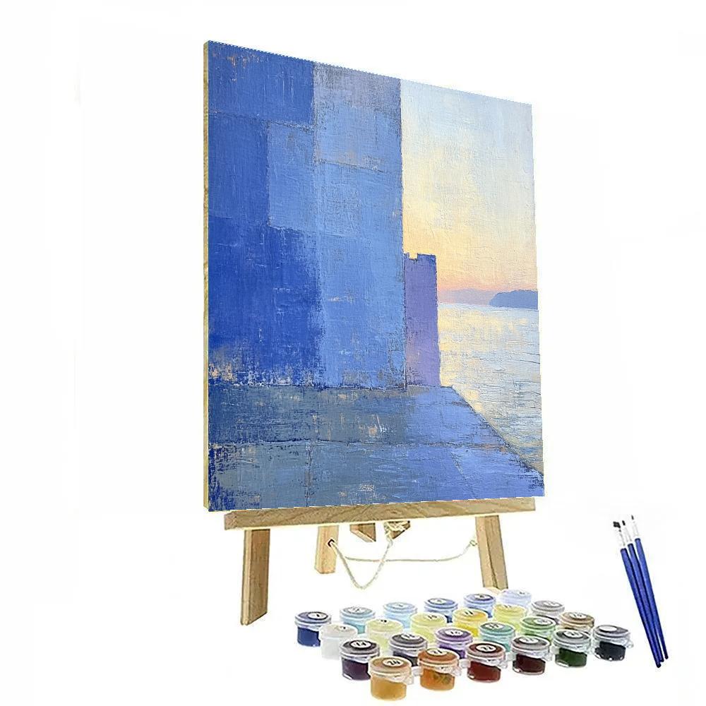 Claude Monet Inspired Rouen Twilight Color Study painting number kit