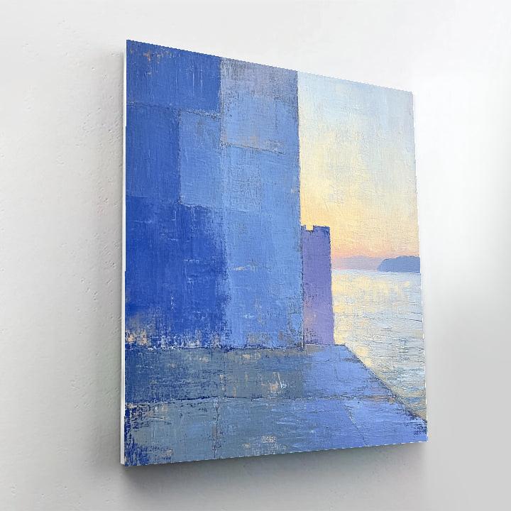 Claude Monet Inspired Rouen Twilight Color Study painting number kit