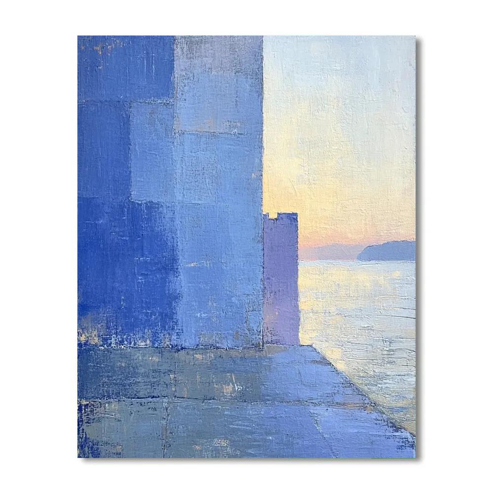 Claude Monet Inspired Rouen Twilight Color Study painting number kit