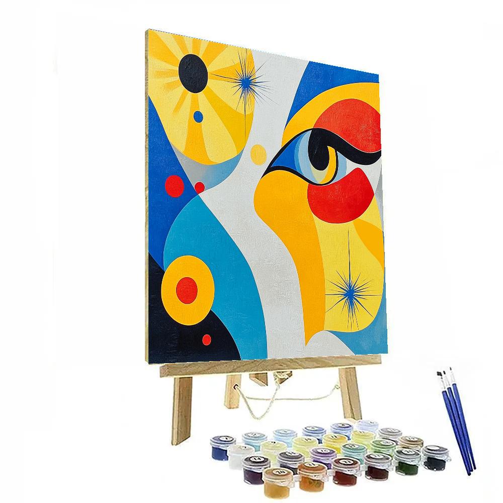 Joan Miró Inspired Harmony Of Dreams paint by numbers