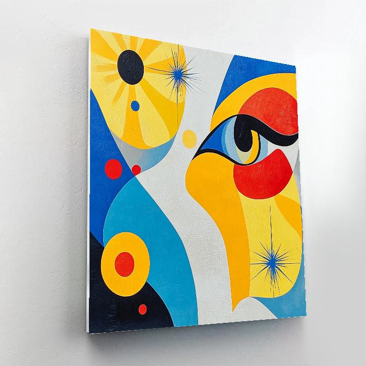 Joan Miró Inspired Harmony Of Dreams paint by numbers