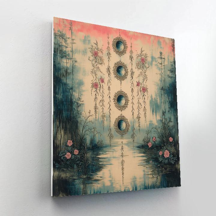 Alphonse Mucha Inspired Moonlit Tapestry Paint by numbers kits