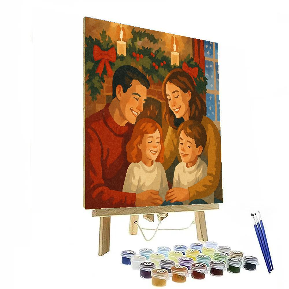 Hearthside Carol Painting by numbers kit