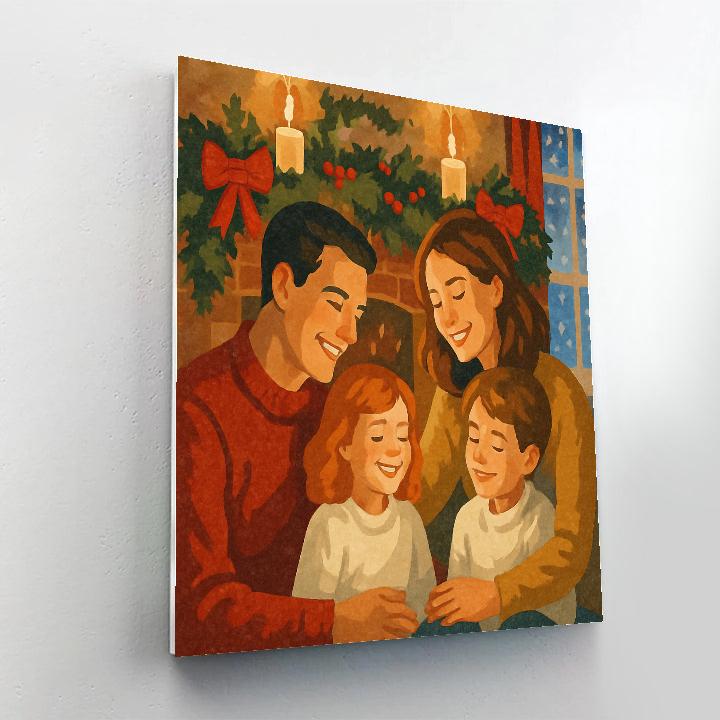 Hearthside Carol Painting by numbers kit