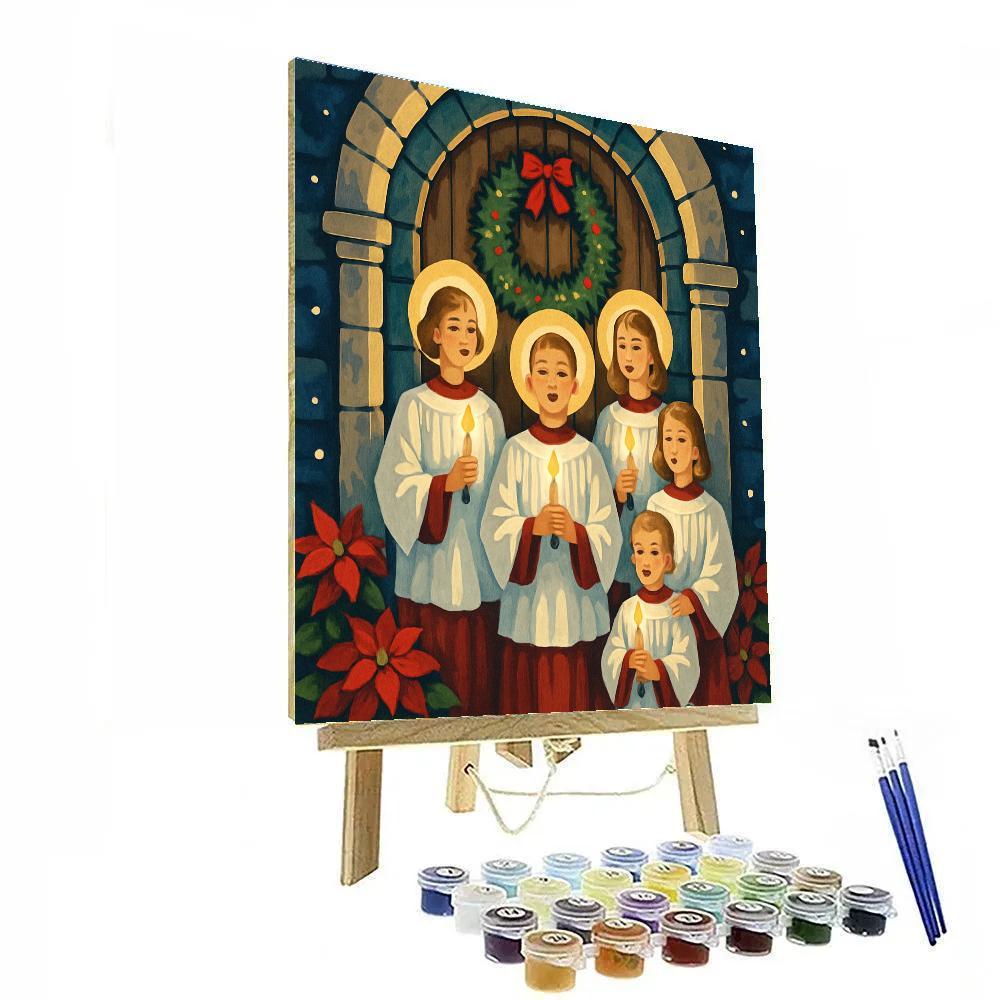 Candlelit Blessing paint by numbers