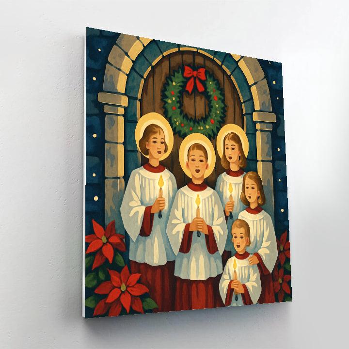 Candlelit Blessing paint by numbers