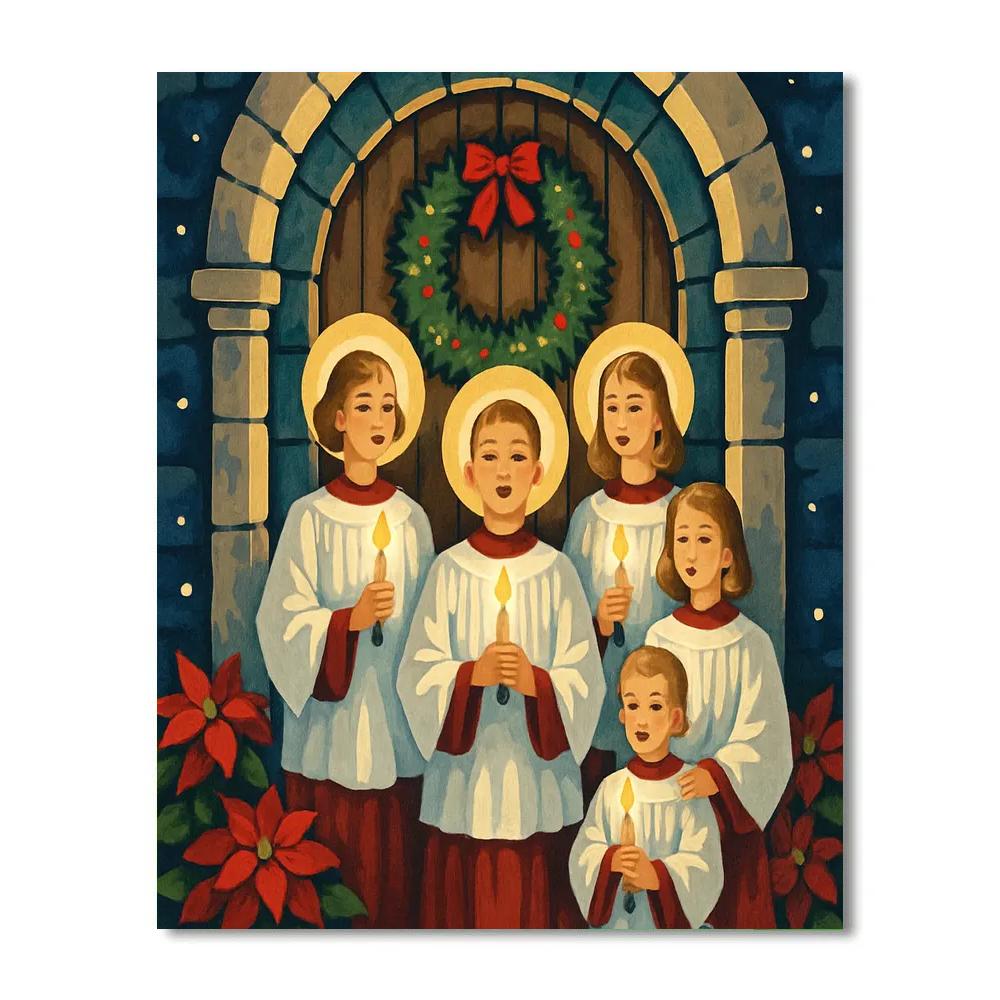 Candlelit Blessing paint by numbers