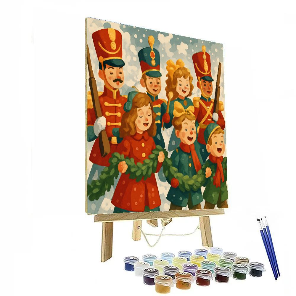 Nutcracker Parade Numbered painting kits