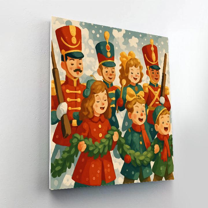 Nutcracker Parade Numbered painting kits