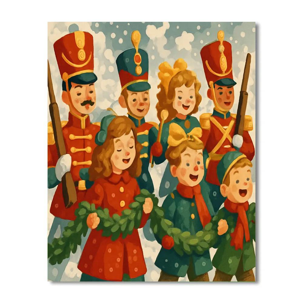 Nutcracker Parade Numbered painting kits