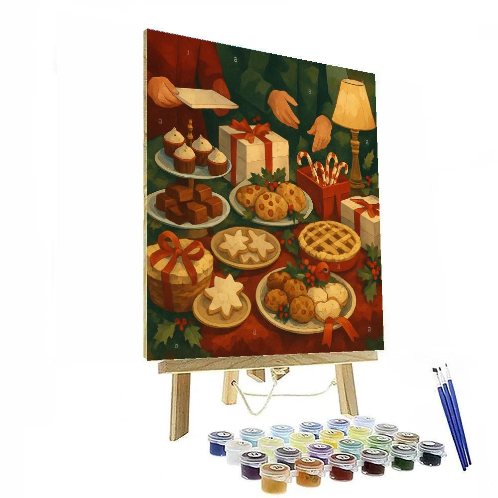 Holiday Bake Sale paint by color