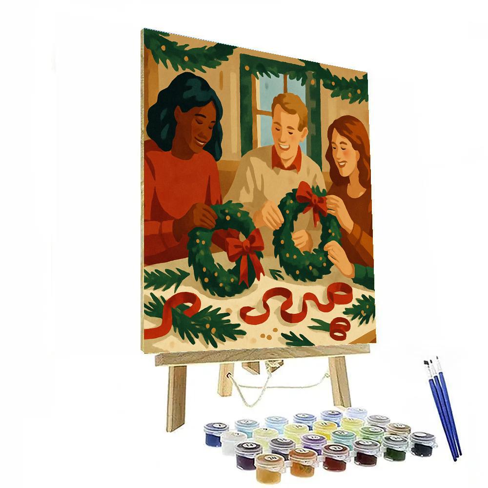 Wreath Workshop Numbered painting kits