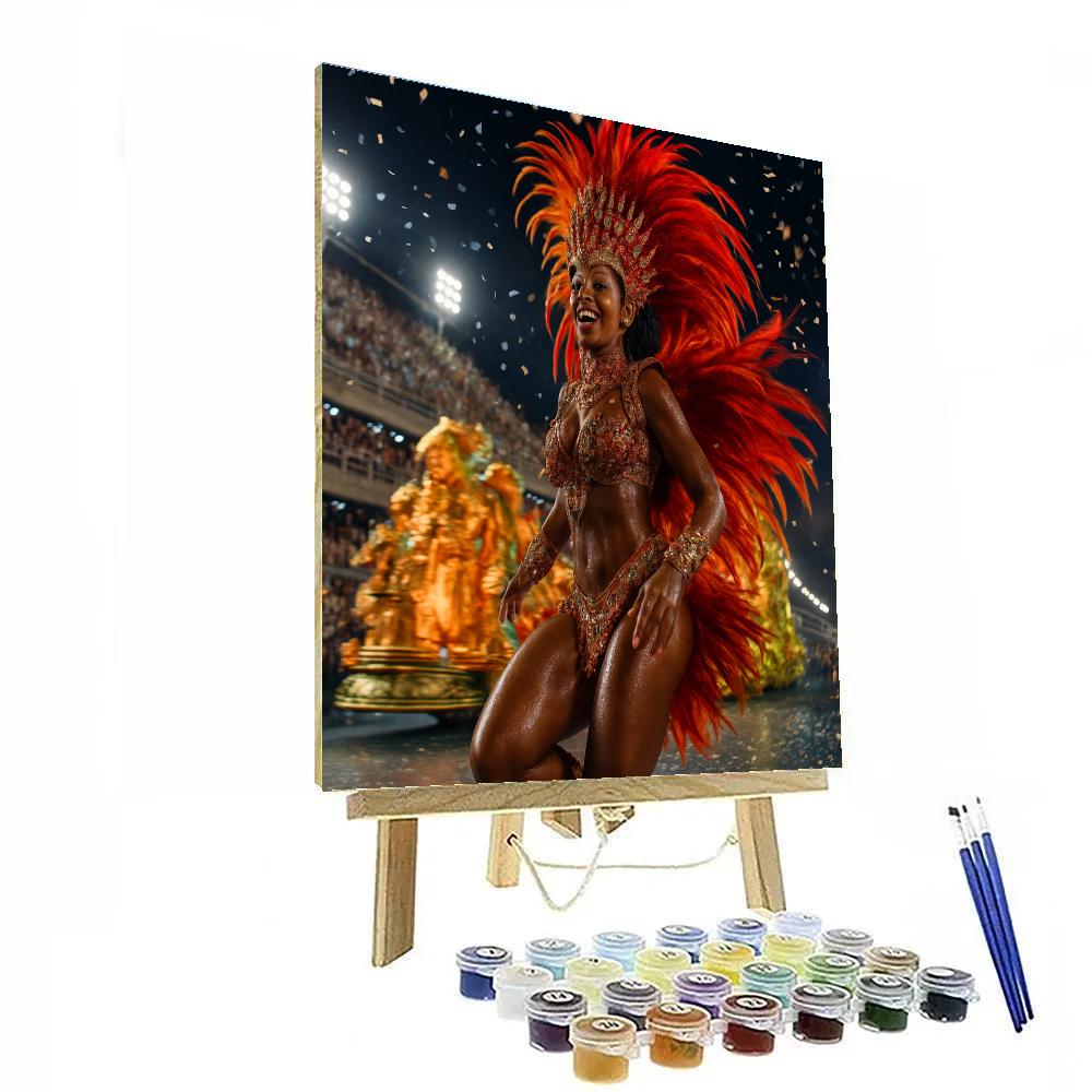 Rio Carnival Parade Night paint by numbers