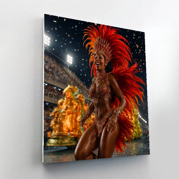 Rio Carnival Parade Night paint by numbers