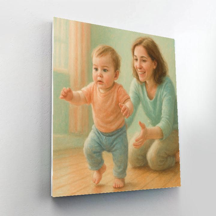 First Steps Promise Painting by numbers kit