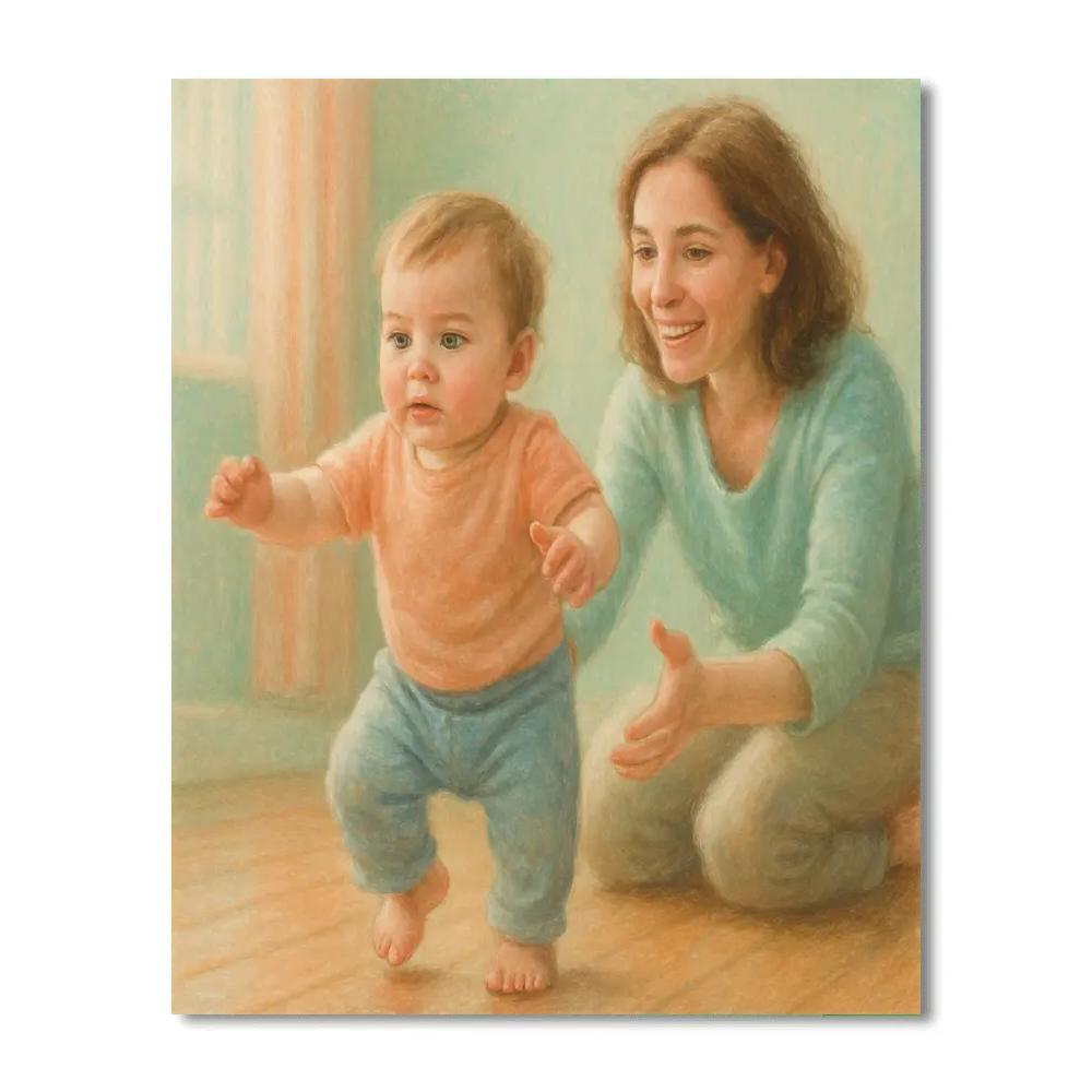 First Steps Promise Painting by numbers kit