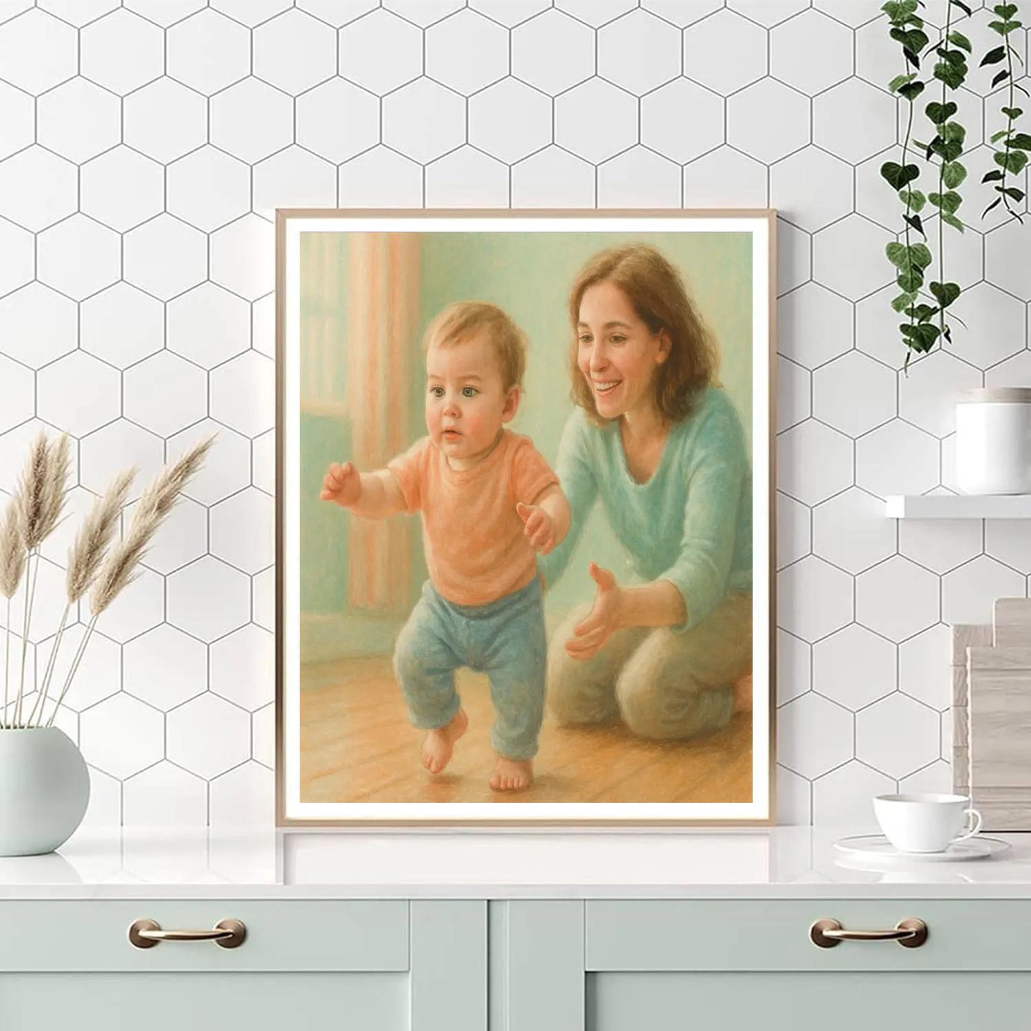 First Steps Promise Painting by numbers kit