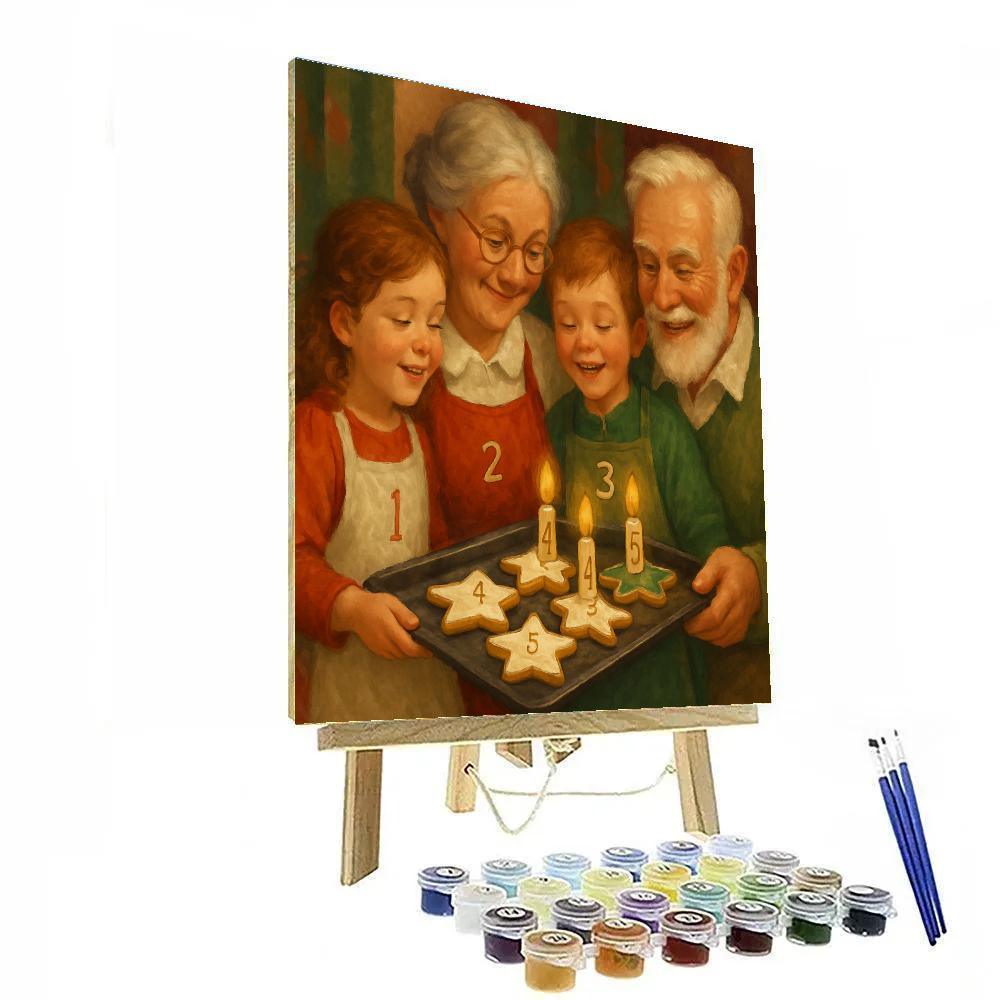 Cookies For Santa painting number kit