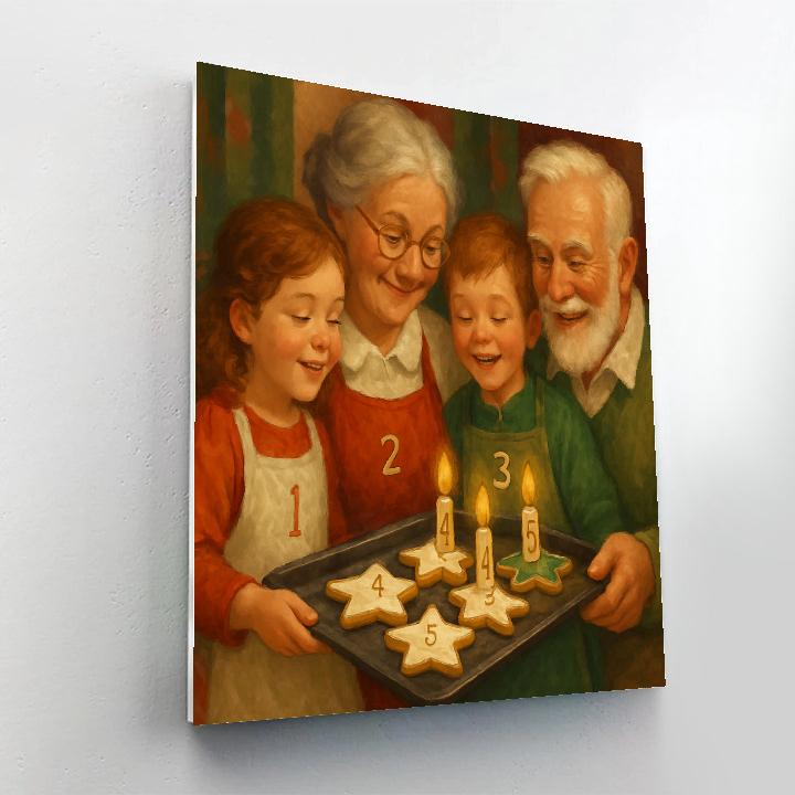 Cookies For Santa painting number kit