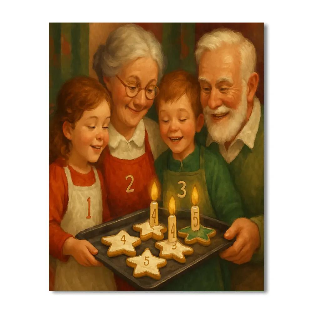 Cookies For Santa painting number kit