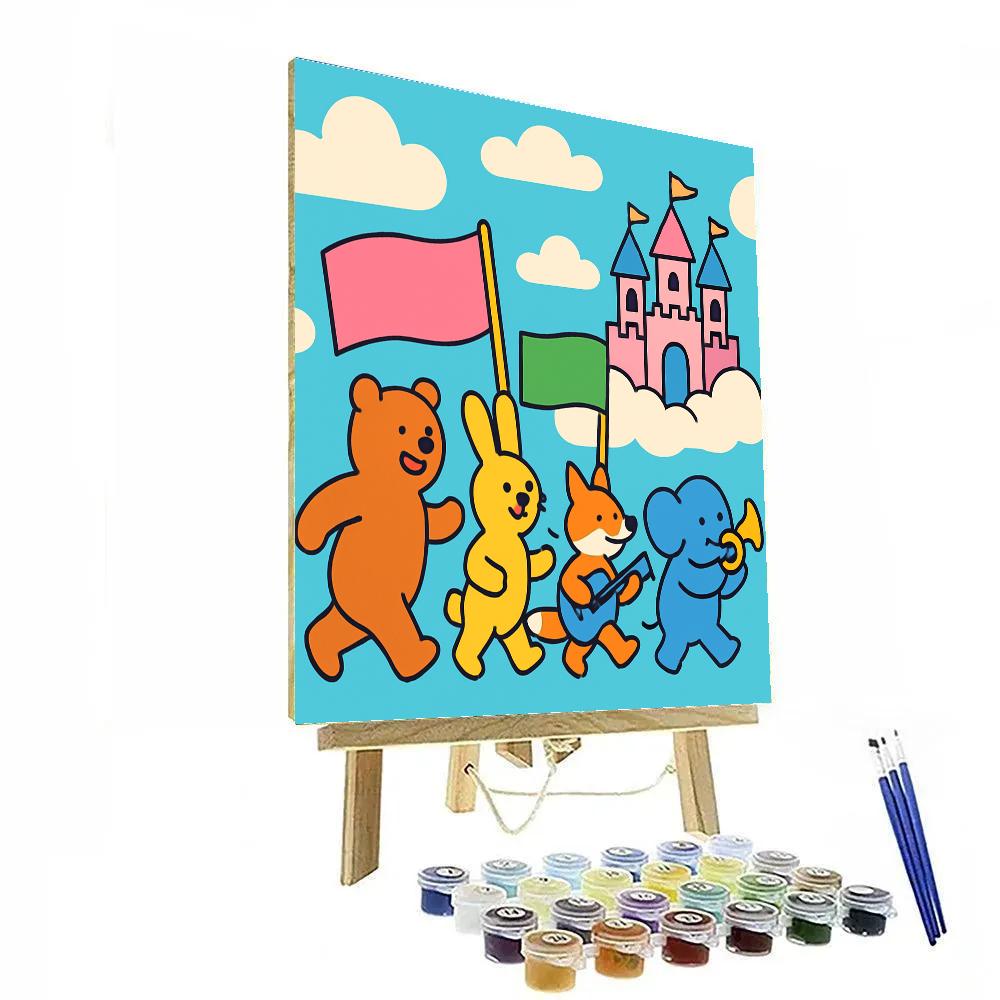 Cloud Castle Parade painting number kit