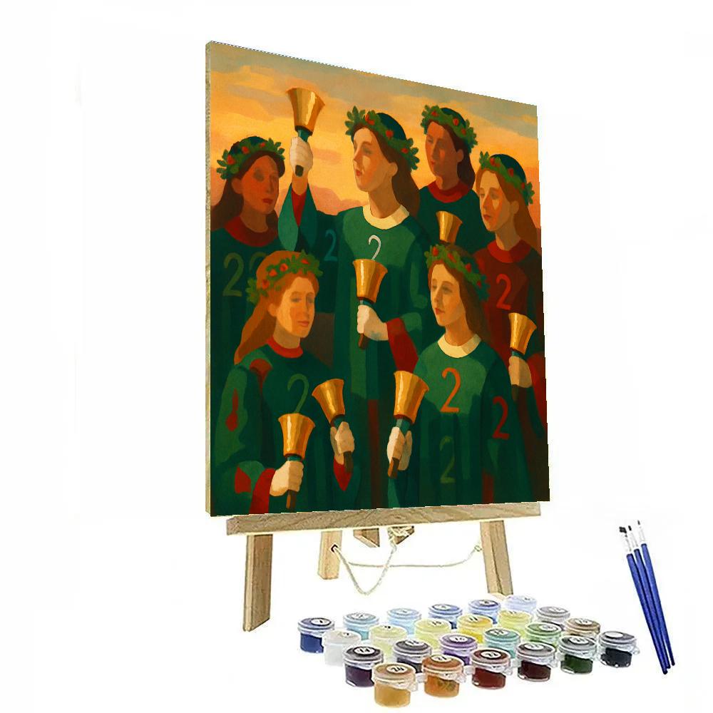 Bell Choir At Dawn Paint by numbers kits