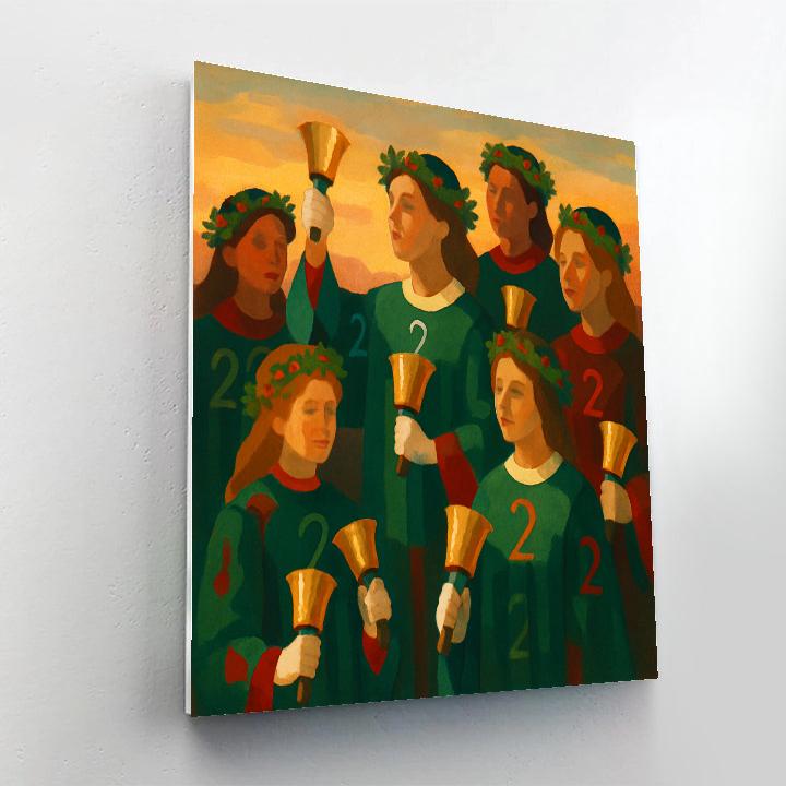 Bell Choir At Dawn Paint by numbers kits