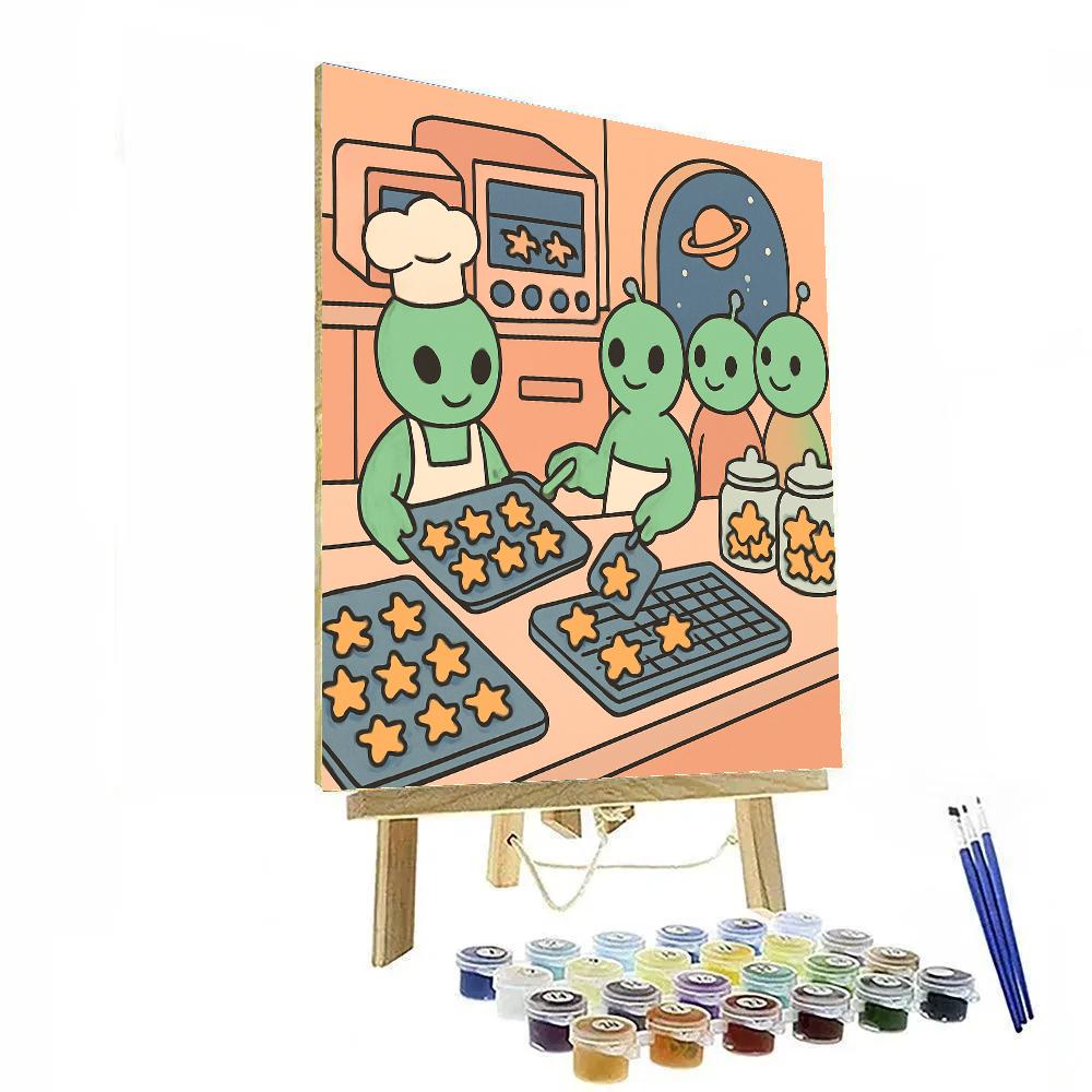 Starship Bakery Number painting