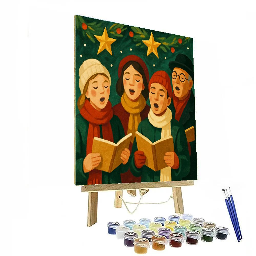 Midwinter Choir paint by numbers