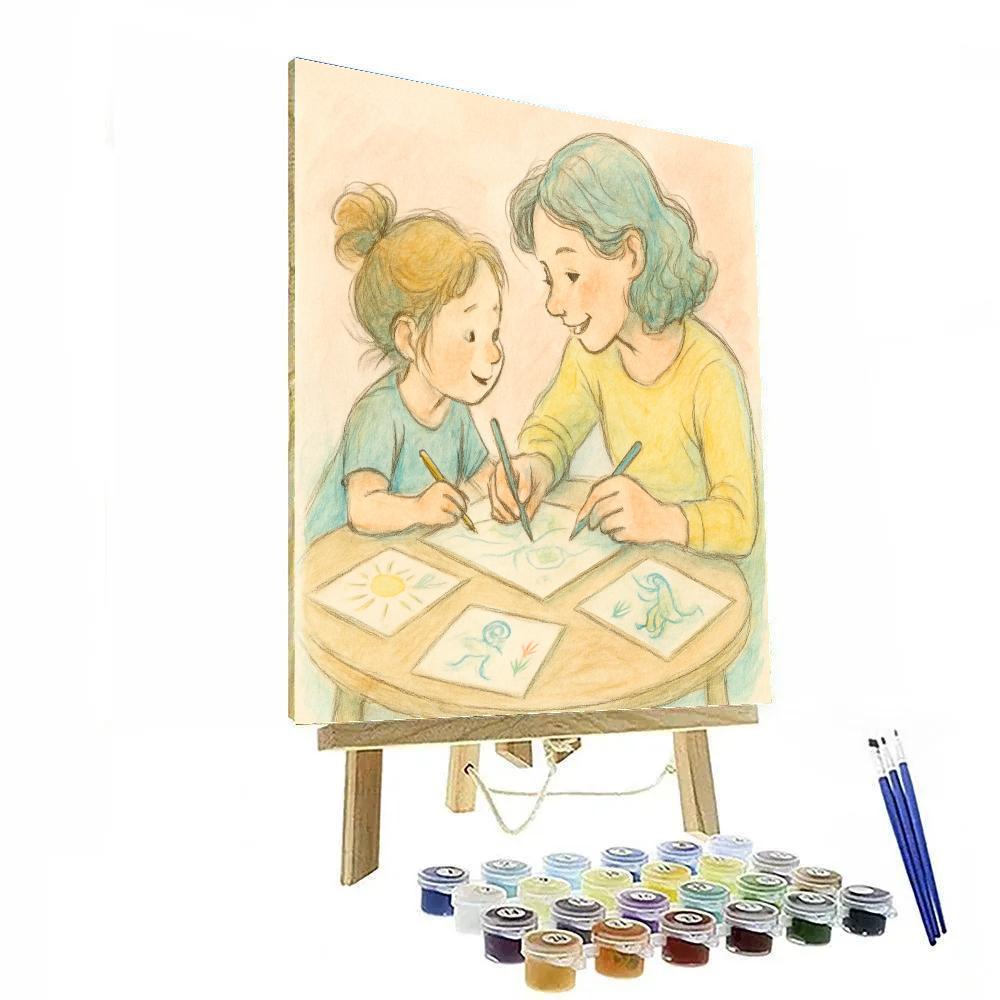 Shared Sketchbook Dreams Number painting