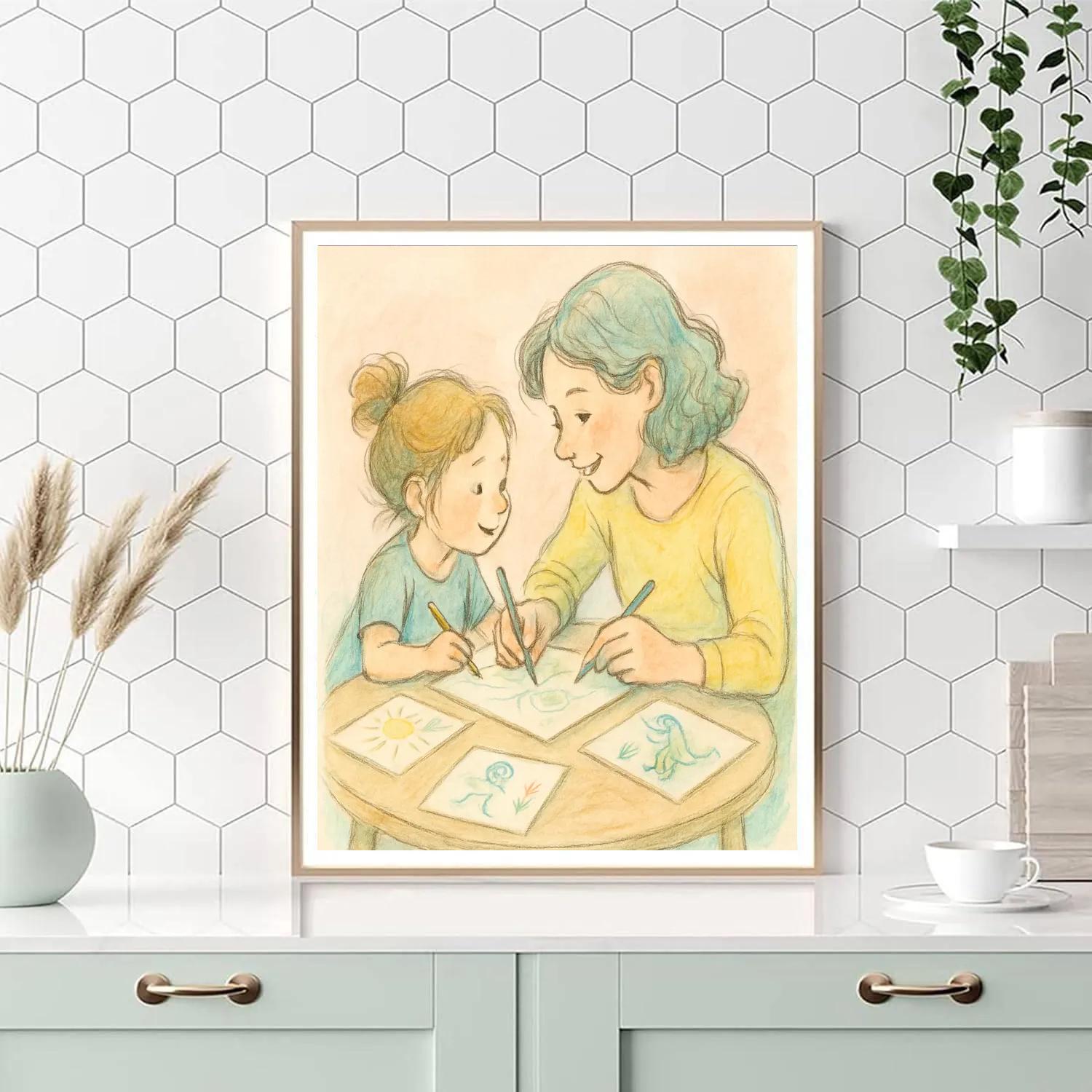 Shared Sketchbook Dreams Number painting