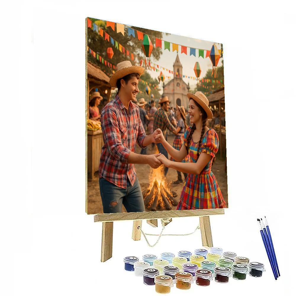 Brazilian Festa Junina Country Dance Number painting