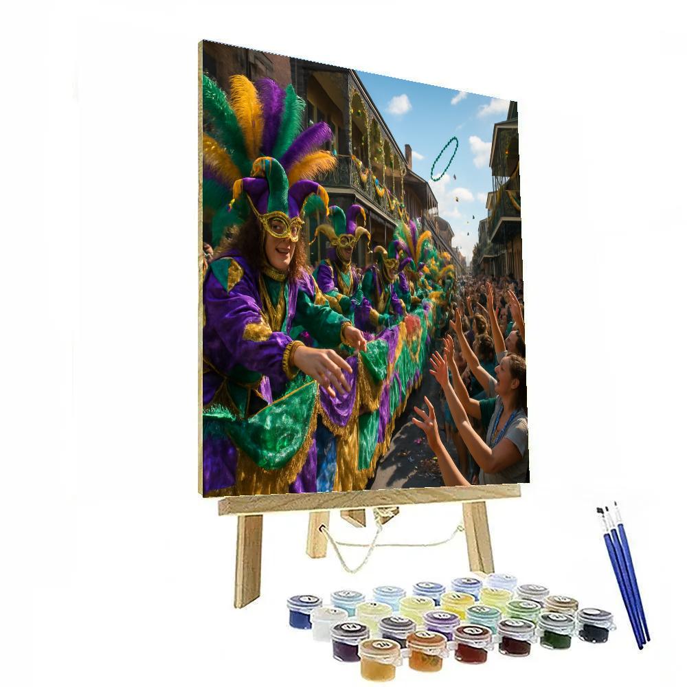 Mardi Gras New Orleans Street Parade Paint by numbers kits