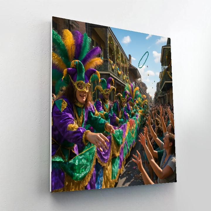 Mardi Gras New Orleans Street Parade Paint by numbers kits