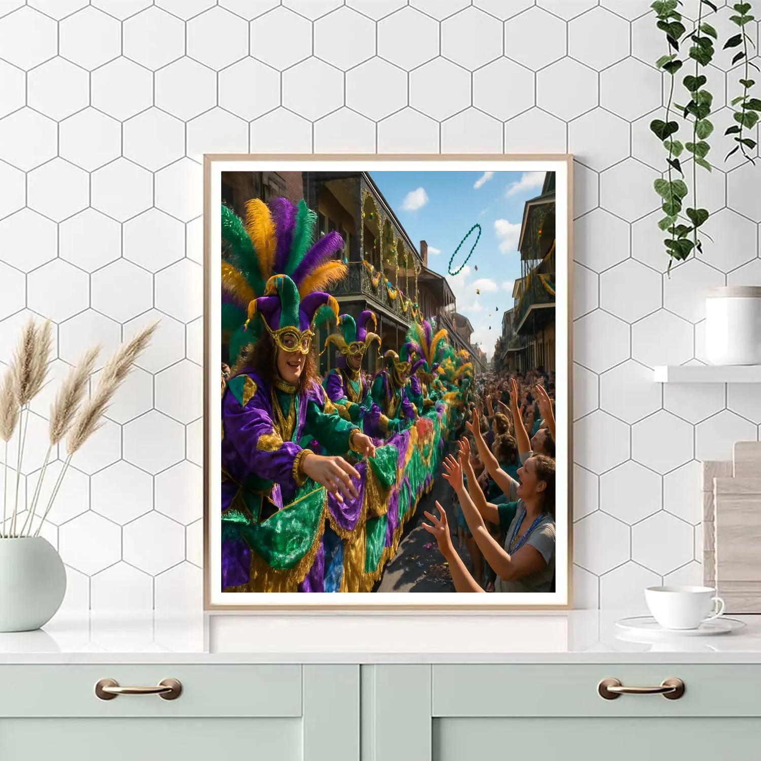 Mardi Gras New Orleans Street Parade Paint by numbers kits